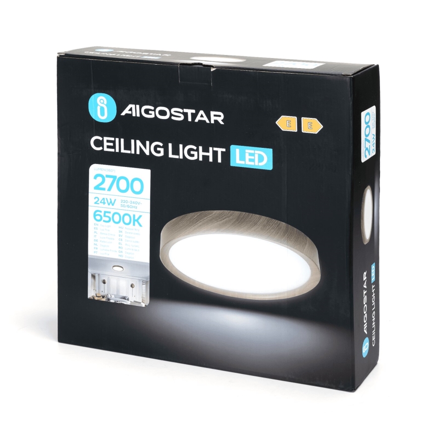 Aigostar - LED taklampa LED/24W/230V 6500K diameter 38,3 cm