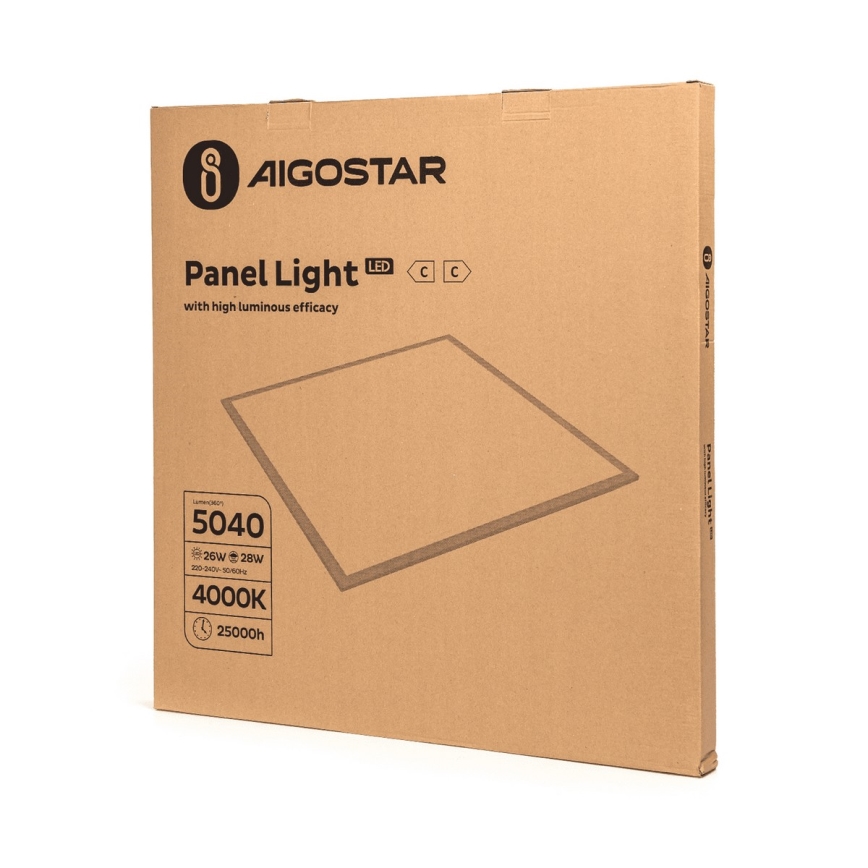 Aigostar - LED upphängd takpanel LED/28W/230V 60x60 cm 4000K