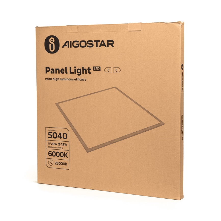 Aigostar - LED upphängd takpanel LED/28W/230V 60x60 cm 6000K