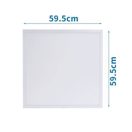 Aigostar - LED upphängd takpanel LED/40W/230V 6500K 60x60cm vit