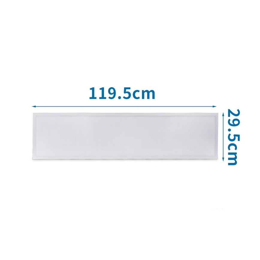 Aigostar - LED upphängd takpanel LED/60W/230V 6500K 120x30cm vit