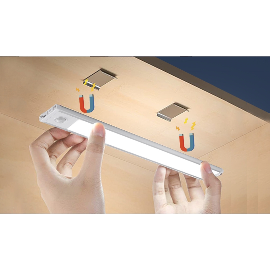 Aigostar - LED Uppladdningsbar möbelbelysning med sensor LED/1,5W/5V 4000K