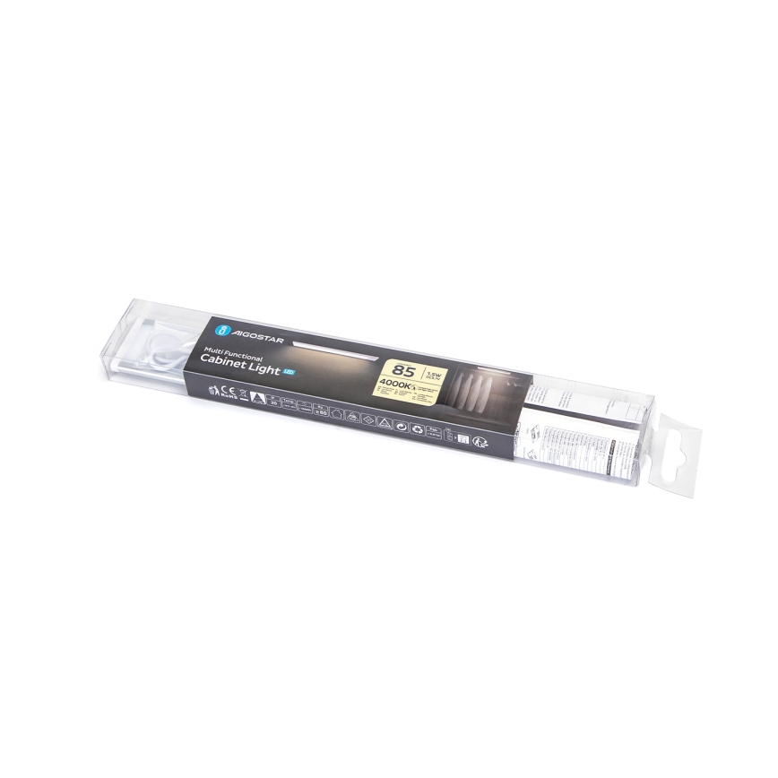 Aigostar - LED Uppladdningsbar möbelbelysning med sensor LED/1,5W/5V 4000K