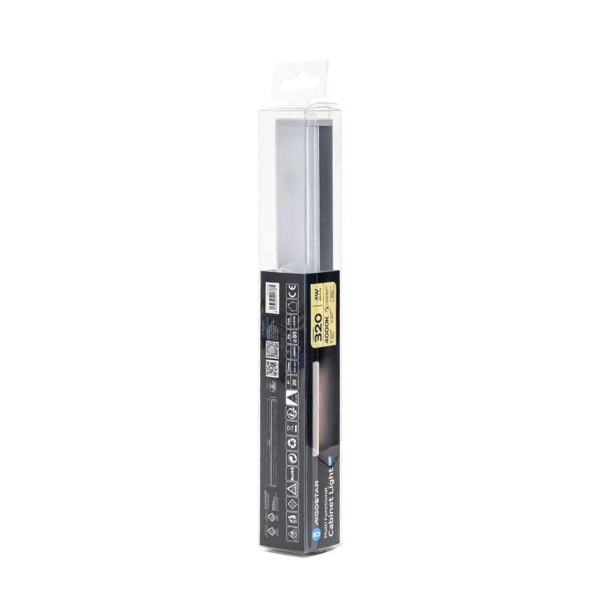 Aigostar - LED Uppladdningsbar möbelbelysning med sensor LED/4W/5V 4000K