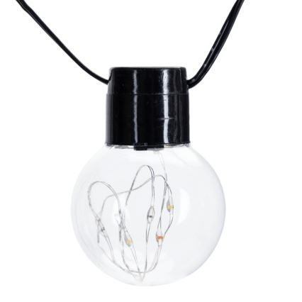 Aigostar - LED utomhus dekorationsslinga 160 LED, 10 m, IP44, varmvit