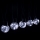 Aigostar - LED utomhus dekorationsslinga 160 LED, 10 m, IP44, kallvit