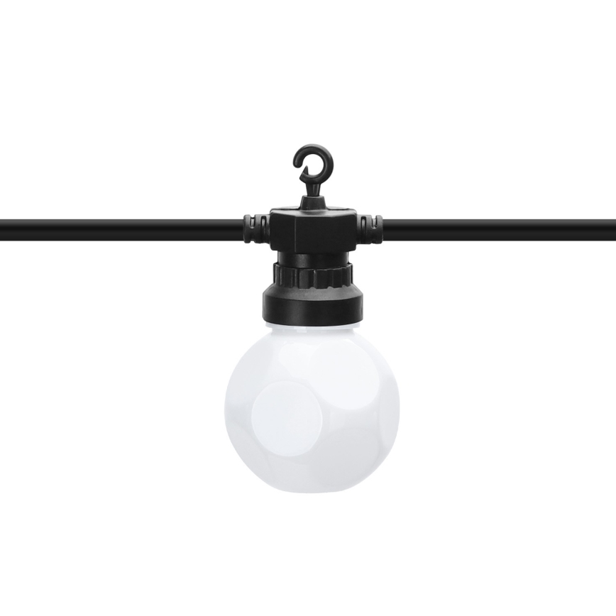 Aigostar - LED Utomhus dekorativ ljusslinga 10xLED/8m IP44 varm vit