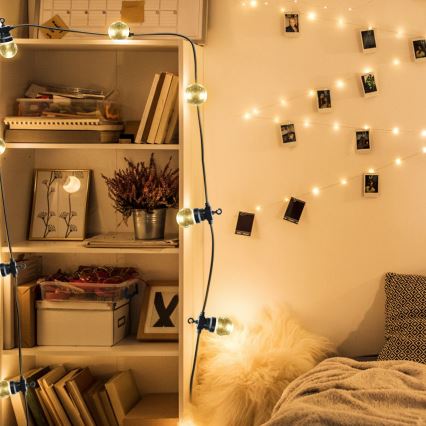 Aigostar - LED Utomhus dekorativ ljusslinga 10xLED/8m IP44 varm vit