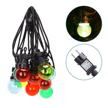 Aigostar - LED Utomhus dekorativ ljusslinga 10xLED/8m IP44 varm vit