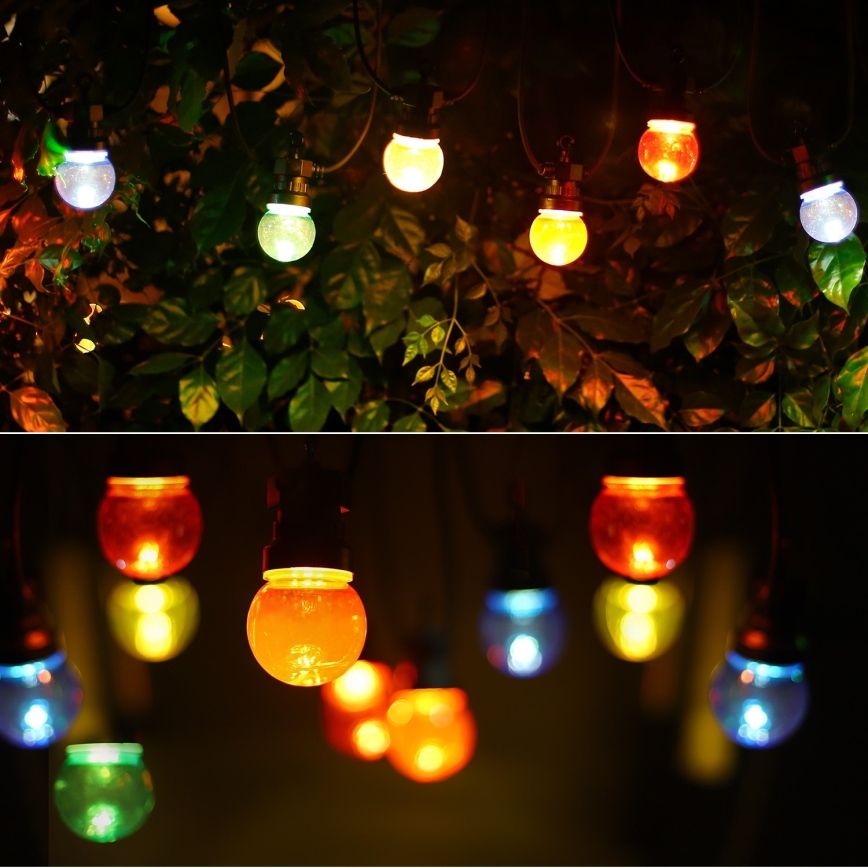 Aigostar - LED Utomhus dekorativ ljusslinga 10xLED/8m IP44 varm vit