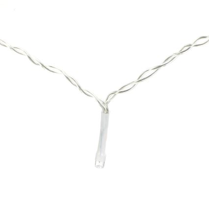 Aigostar-LED Utomhus julbelysning 300xLED/8 funktioner 3xAA 6x2m IP44 kallvit