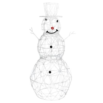 Aigostar - LED utomhus juldekoration 3,6W/31/230V 6500K 120cm IP44 snögubbe