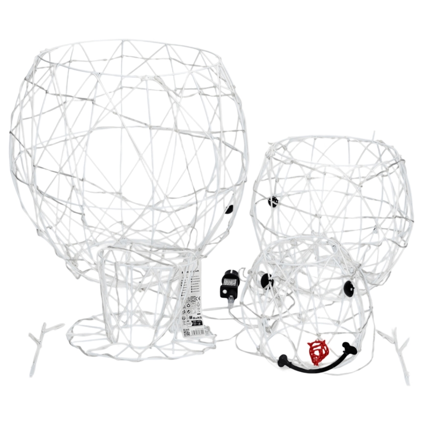 Aigostar - LED utomhus juldekoration 3,6W/31/230V 6500K 120cm IP44 snögubbe