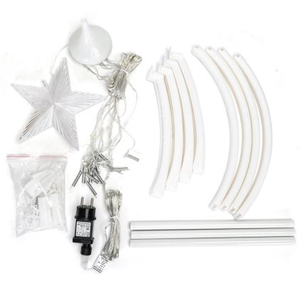 Aigostar - LED utomhus juldekoration LED/3,6W/230V 120 cm IP44 kallvit