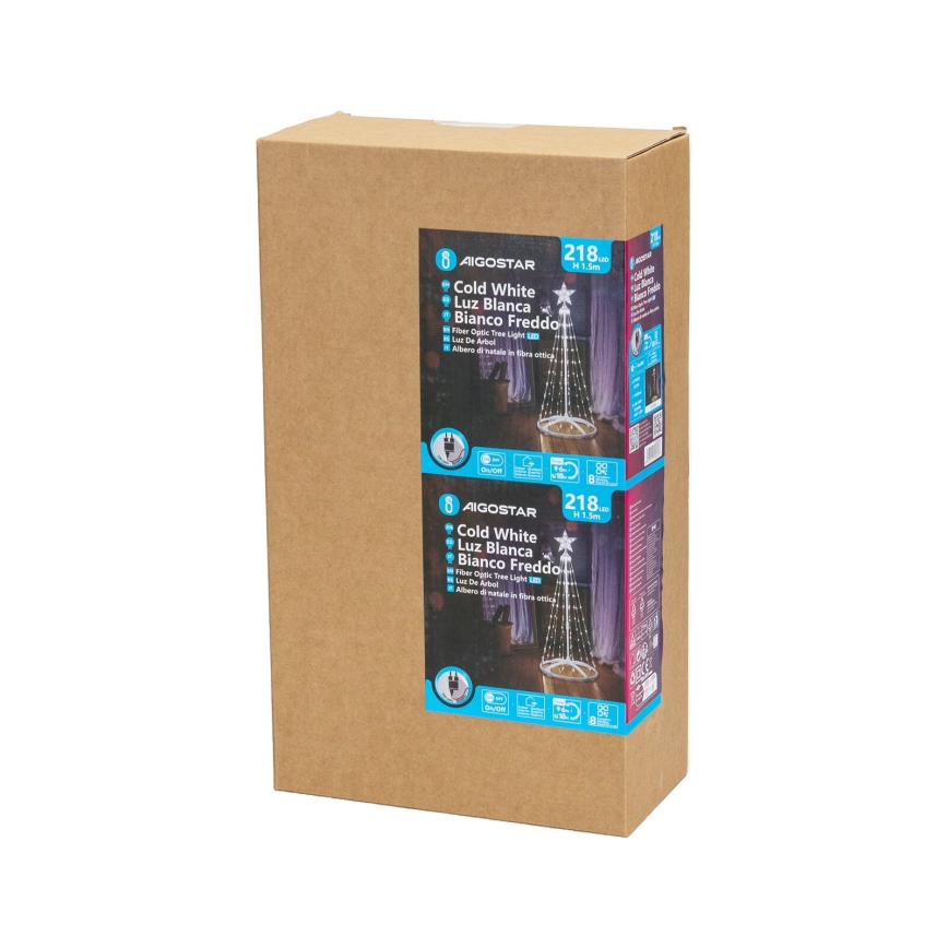 Aigostar - LED Utomhus juldekoration LED/3,6W/230V 150 cm IP44 kallvit