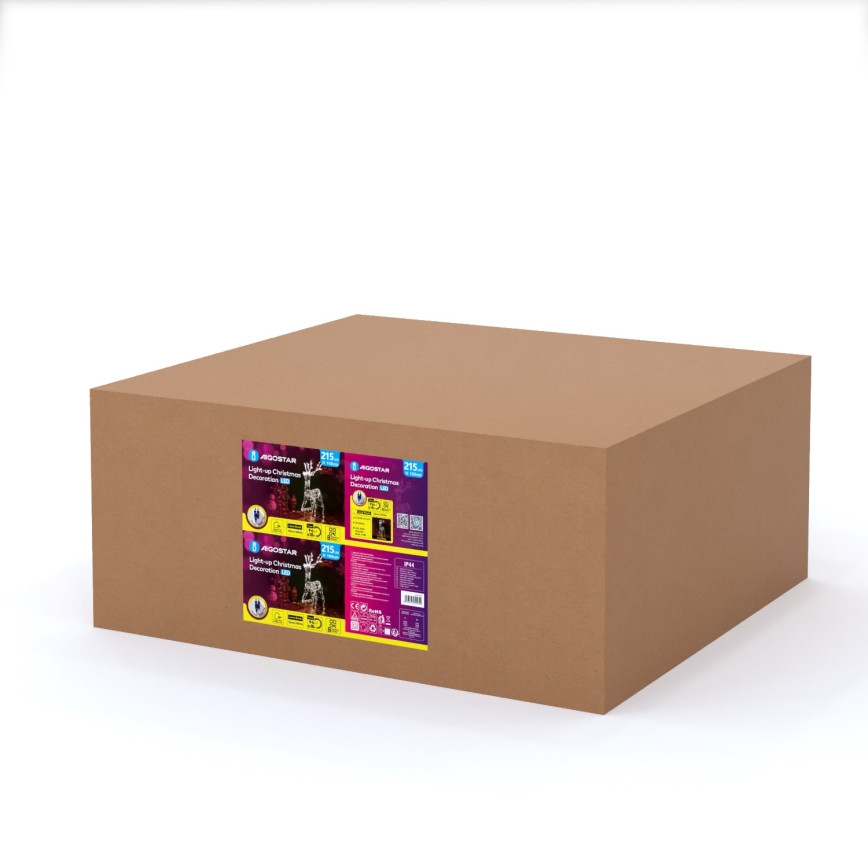 Aigostar - LED utomhus juldekoration LED/3,6W/31/230V 2700K 105 cm IP44 ren