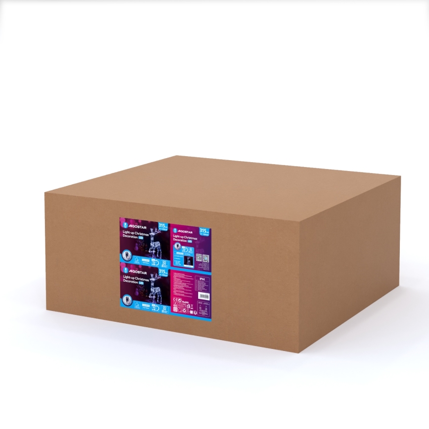 Aigostar - LED utomhus juldekoration LED/3,6W/31/230V 6500K 120 cm IP44 ren