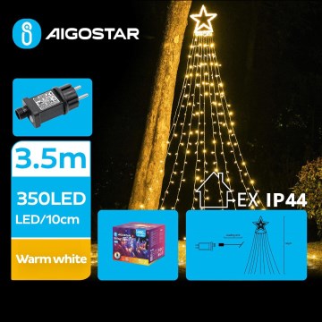 Aigostar - LED Utomhus juldekoration LED/6W/230V 3,5m IP44 varmvit