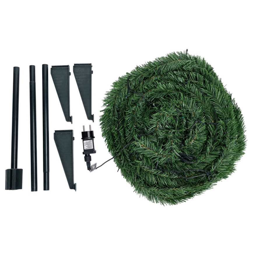 Aigostar - LED utomhus julgran 80xLED 1,2m IP44 grön varmvit