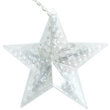 Aigostar - LED utomhus julslinga 120xLED/6W/230V/8 funktioner 3x0,6m IP44 kallvit + fjärrkontroll