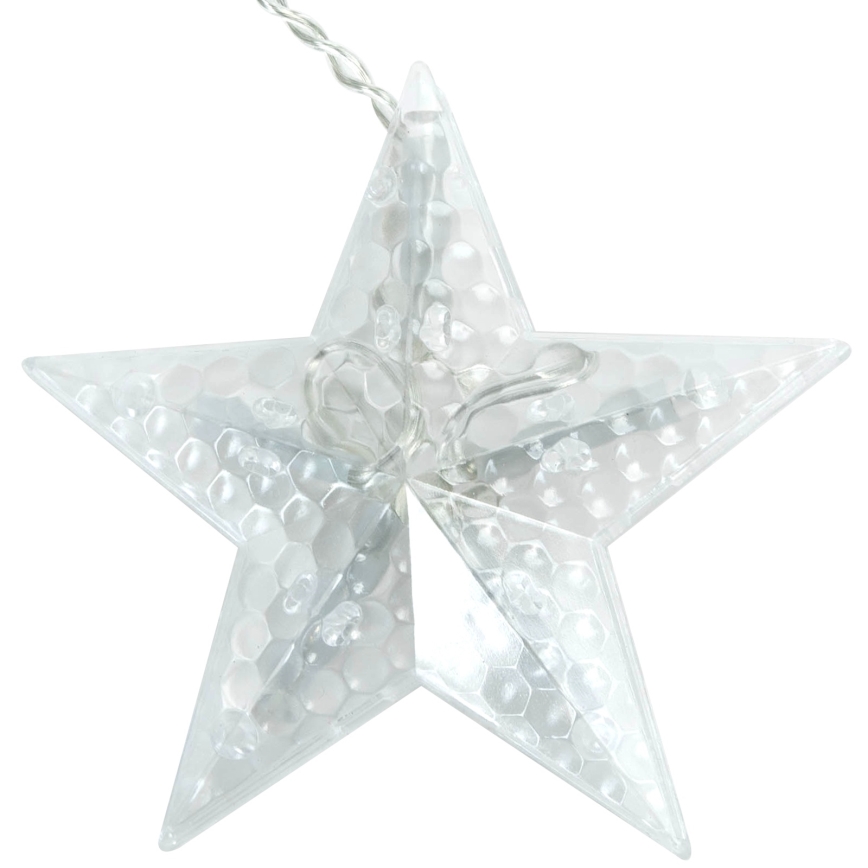Aigostar - LED utomhus julslinga 120xLED/6W/230V/8 funktioner 3x0,6m IP44 kallvit + fjärrkontroll