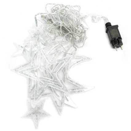 Aigostar - LED utomhus julslinga 120xLED/6W/230V/8 funktioner 3x0,6m IP44 kallvit + fjärrkontroll