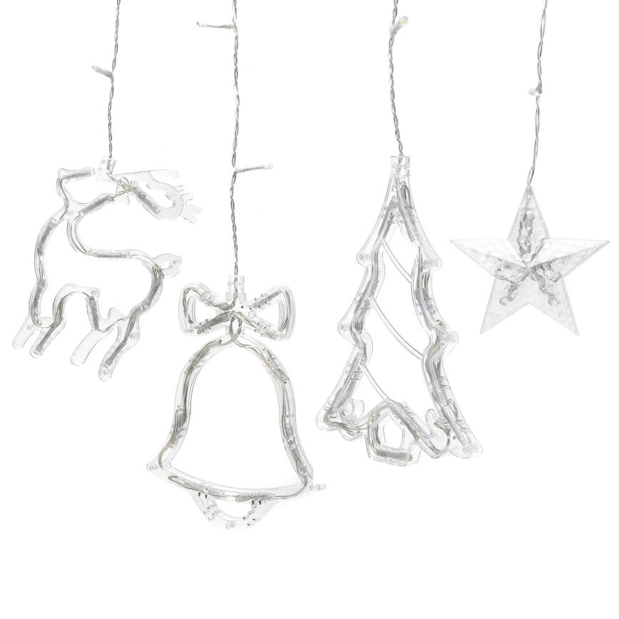 Aigostar - LED utomhus julslinga 120xLED/8 funktioner 3x0,6m IP44 varmvit + fjärrkontroll