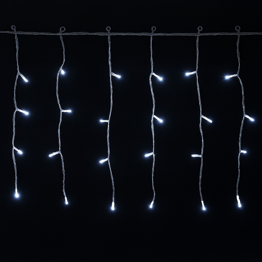 Aigostar - LED utomhus julslinga 200xLED/3,6W/230V/8 funktioner 10x0,4m IP44 kallvit