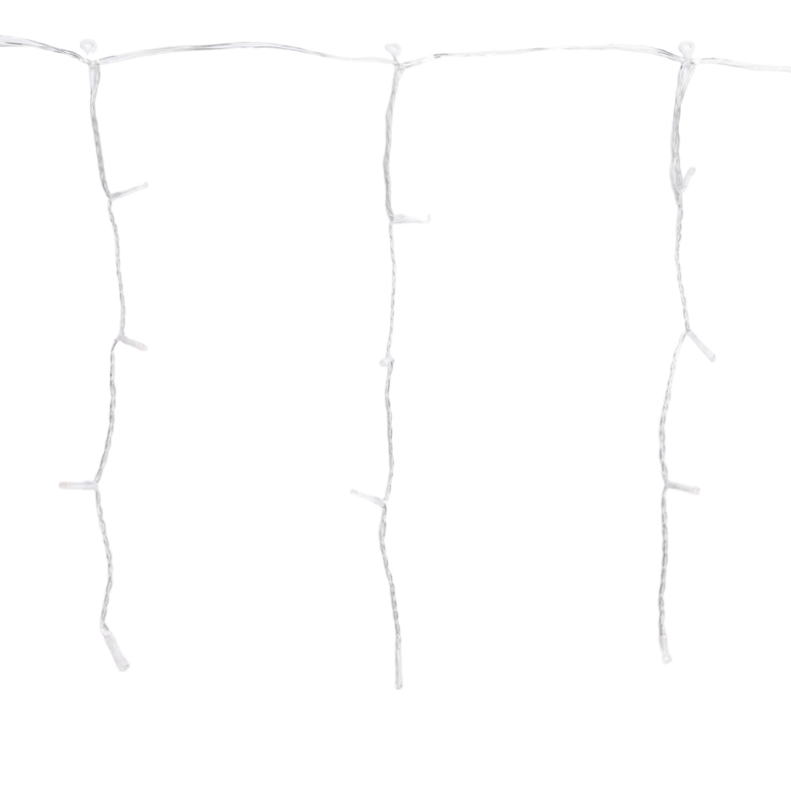 Aigostar - LED utomhusslinga för jul, 200 LED, 8 funktioner, 10 x 0,4 m, IP44, varmvit