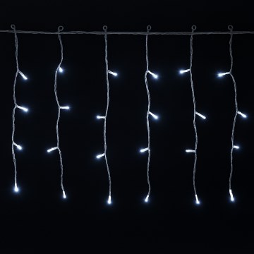 Aigostar - LED utomhus julslinga 300xLED/6W/230V/8 funktioner 15x0,4m IP44 kallvit