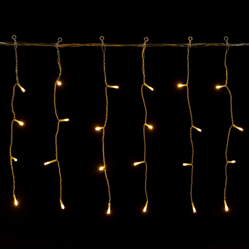 Aigostar - LED-ljusslinga för utomhusbruk, 400 LED, 8 funktioner, 20×0,4 m, IP44, varmvit