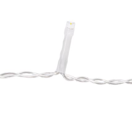 Aigostar - LED-ljusslinga för utomhusbruk, 400 LED, 8 funktioner, 20×0,4 m, IP44, varmvit