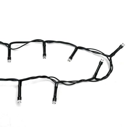 Aigostar - LED utomhus julslinga 400 LED/8 funktioner 4xAA 20,3 m IP44 varmvit