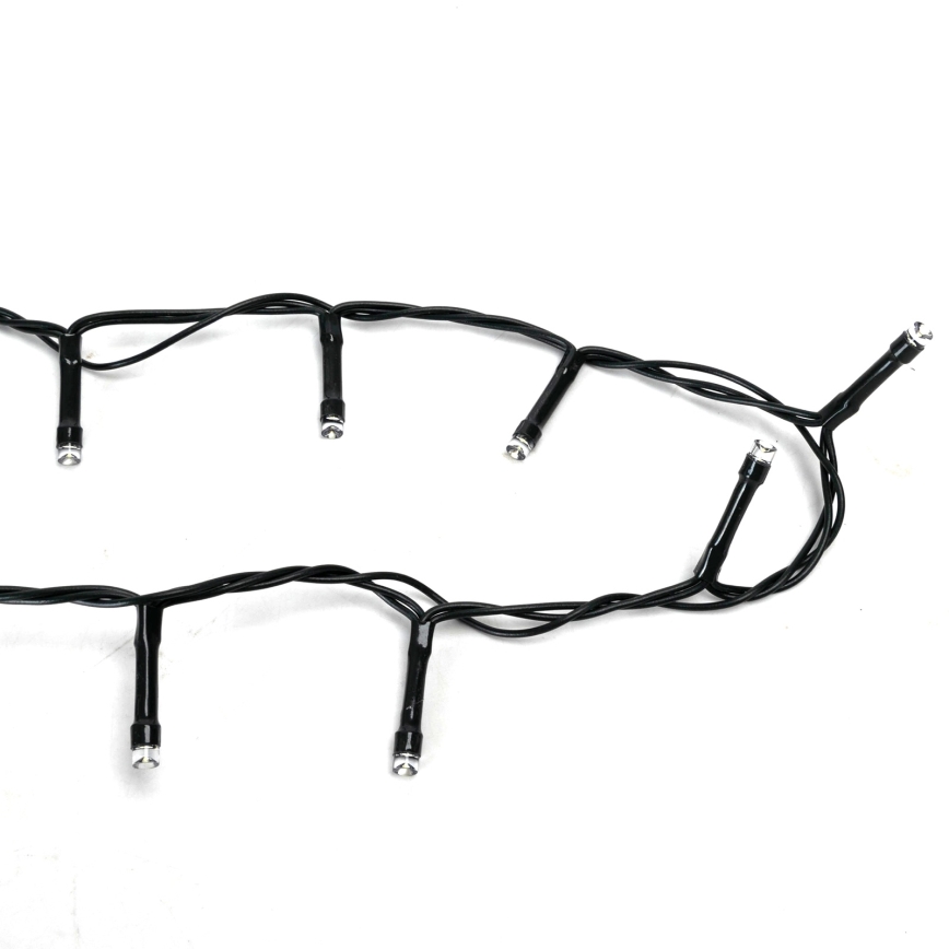 Aigostar - LED utomhus julslinga 400 LED/8 funktioner 4xAA 20,3 m IP44 varmvit