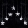 Aigostar - LED utomhus julslinga 70 LED 1,2 x 1 m IP44 kallvitt ljus med stjärnor