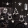 Aigostar - LED utomhusjulslinga, 120 LED, 8 funktioner, 3 × 0,6 m, IP44, kallvit, med fjärrkontroll