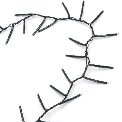 Aigostar - LED utomhusljusslinga för jul, 400 LED/8 funktioner, 13 m, IP44, kallvit