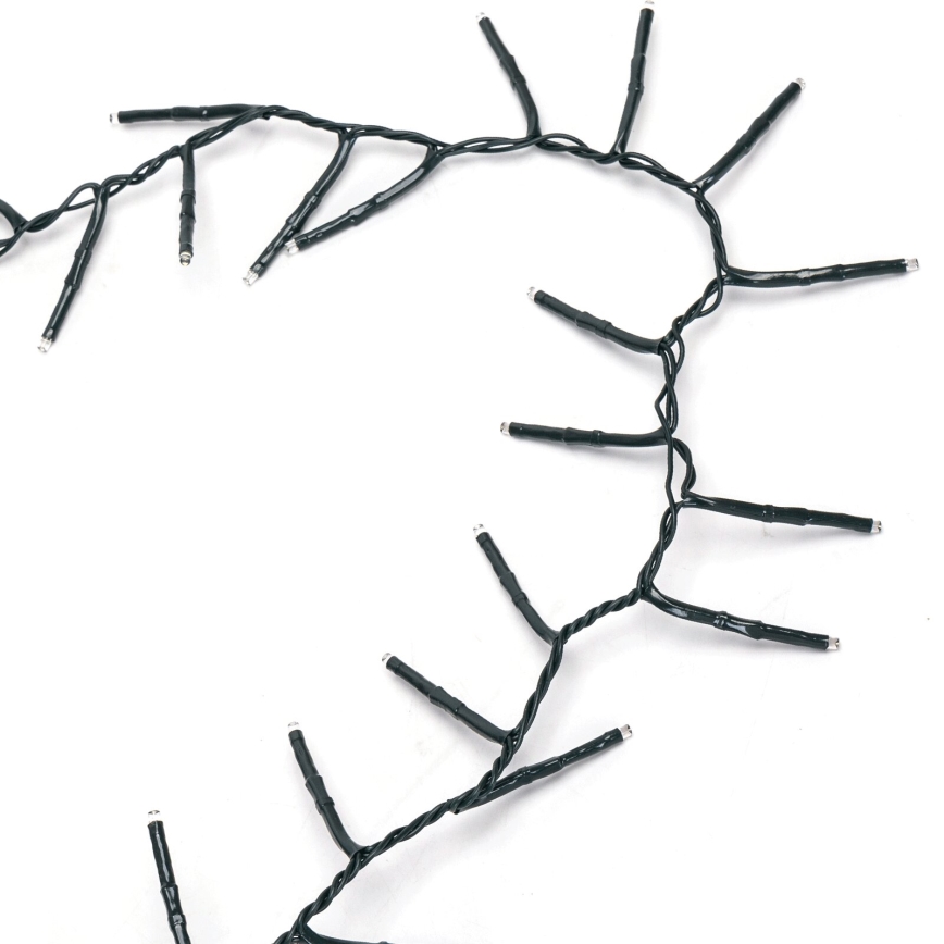 Aigostar - LED utomhusljusslinga för jul, 400 LED/8 funktioner, 13 m, IP44, kallvit