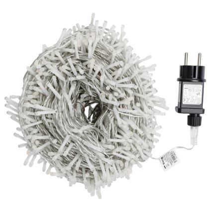 Aigostar - LED utomhusslinga för jul 1000 LED/8 funktioner 53 m IP44 flerfärgad