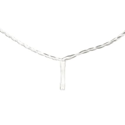 Aigostar - LED utomhusslinga för jul 100xLED/8 funktioner 13m IP44 kallvit