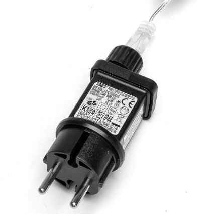 Aigostar - LED utomhusslinga för jul, 50 LED, 8 funktioner, 8 m, IP44, varmvit