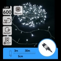 Aigostar - LED utomhusslinga för jul 600 LED/8 funktioner 33 m IP44 kallvit
