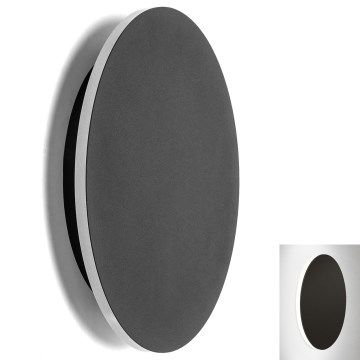 Aigostar - LED väggbelysning LED/12W/230V 6500K 25 cm svart