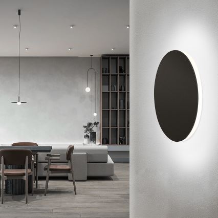 Aigostar - LED väggbelysning LED/6,5W/230V 6500K 18 cm svart