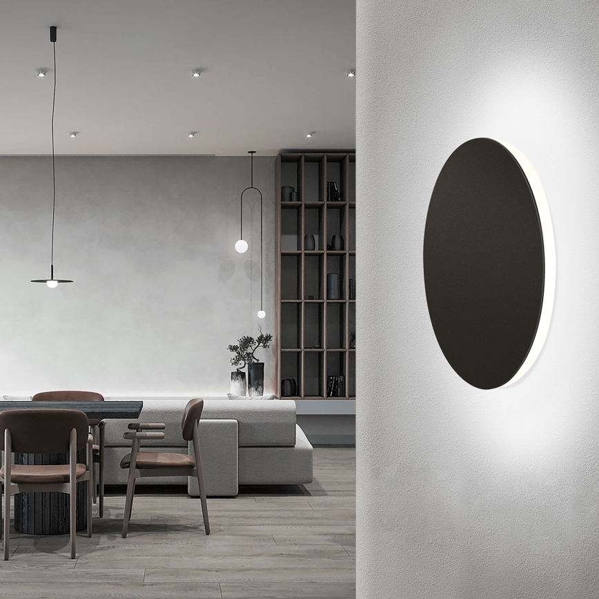 Aigostar - LED väggbelysning LED/6,5W/230V 6500K 18 cm svart