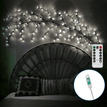 Aigostar - LED Väggdekoration 144xLED/5W/5V kall vit