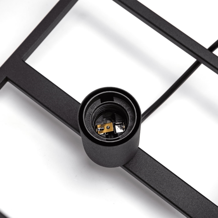 Aigostar - Ljuskrona med textilsladd 1xE27/40W/230V