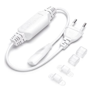 Aigostar - Nätaggregat för 8 mm LED-remsor, 400 W/230 V, vitt