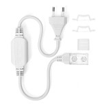 Aigostar - Nätaggregat för LED-remsor 10 mm 600W/230V vit