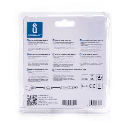 Aigostar - Nätaggregat för LED-remsor 1000W/230V vit